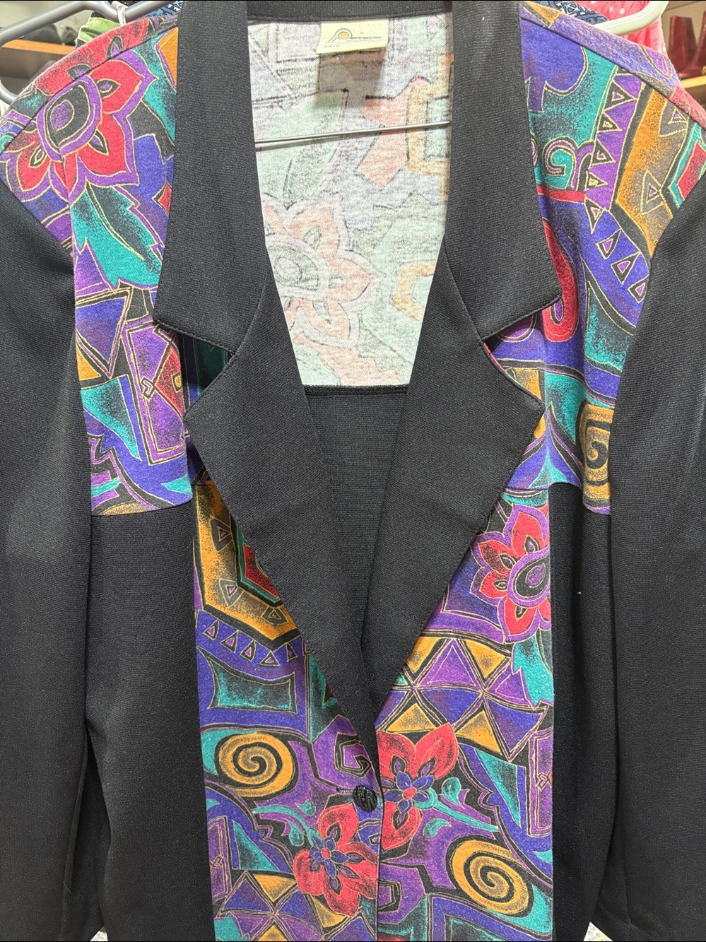 vintage blazer with pockets - Picture 3 of 4